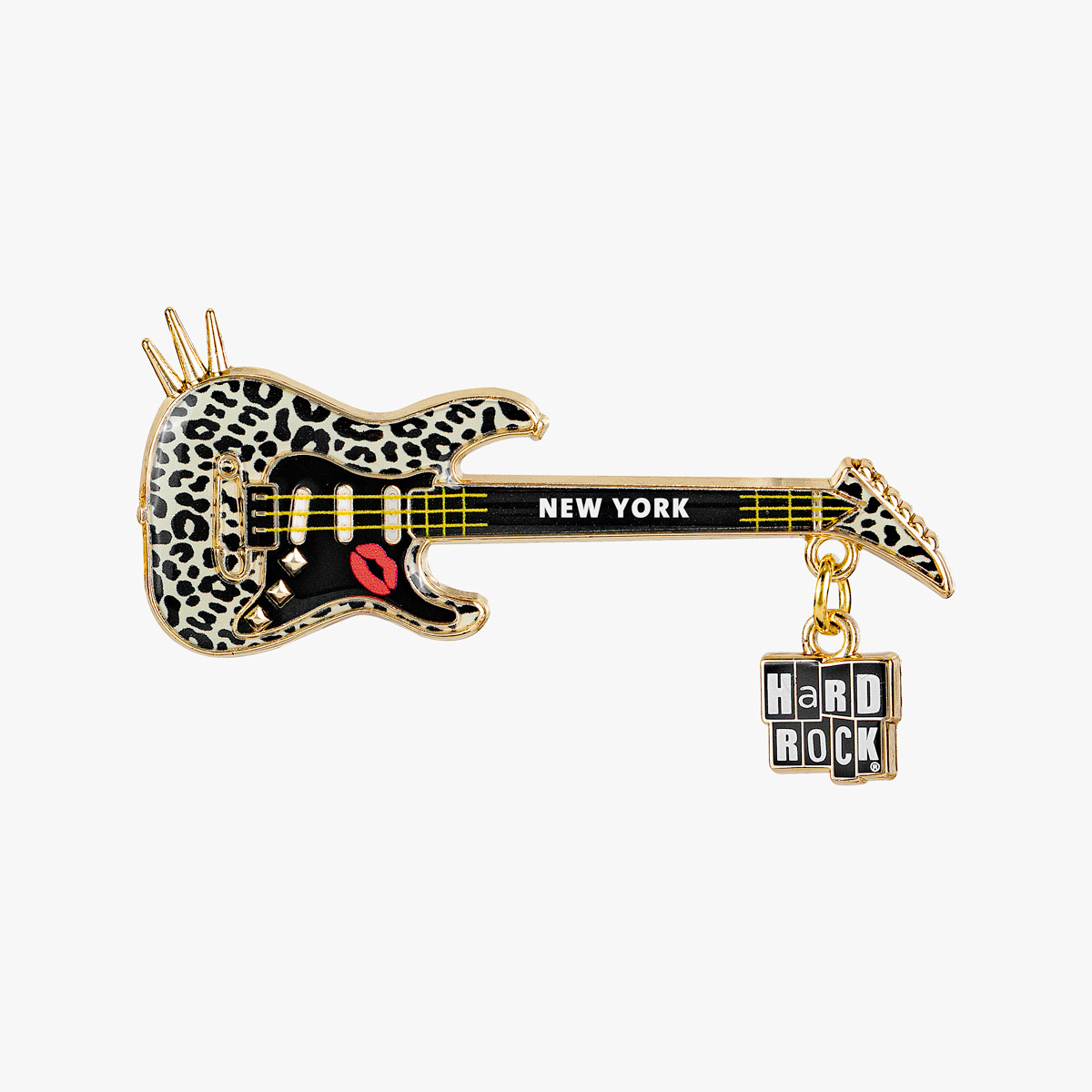 Limited Edition Leopard Guitar Pin image number 1